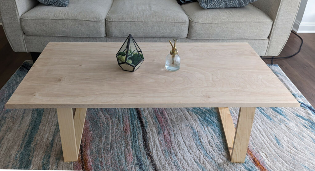 This piece of furniture was made from less than $40 of wood.